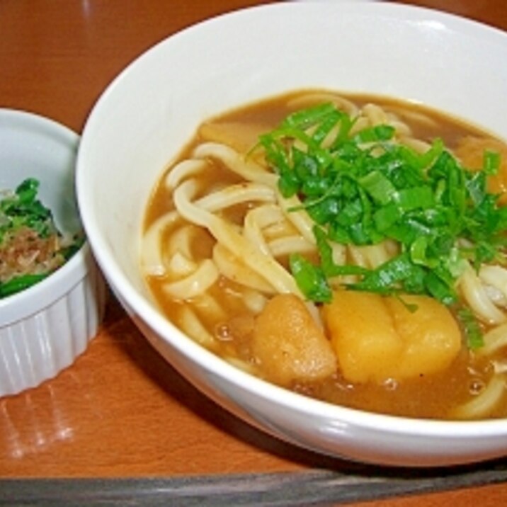 おでんの残りでカレーうどん